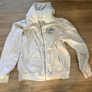 Brandy Melville John Galt Pac Sun Zip up hooded Angel sweatshirt